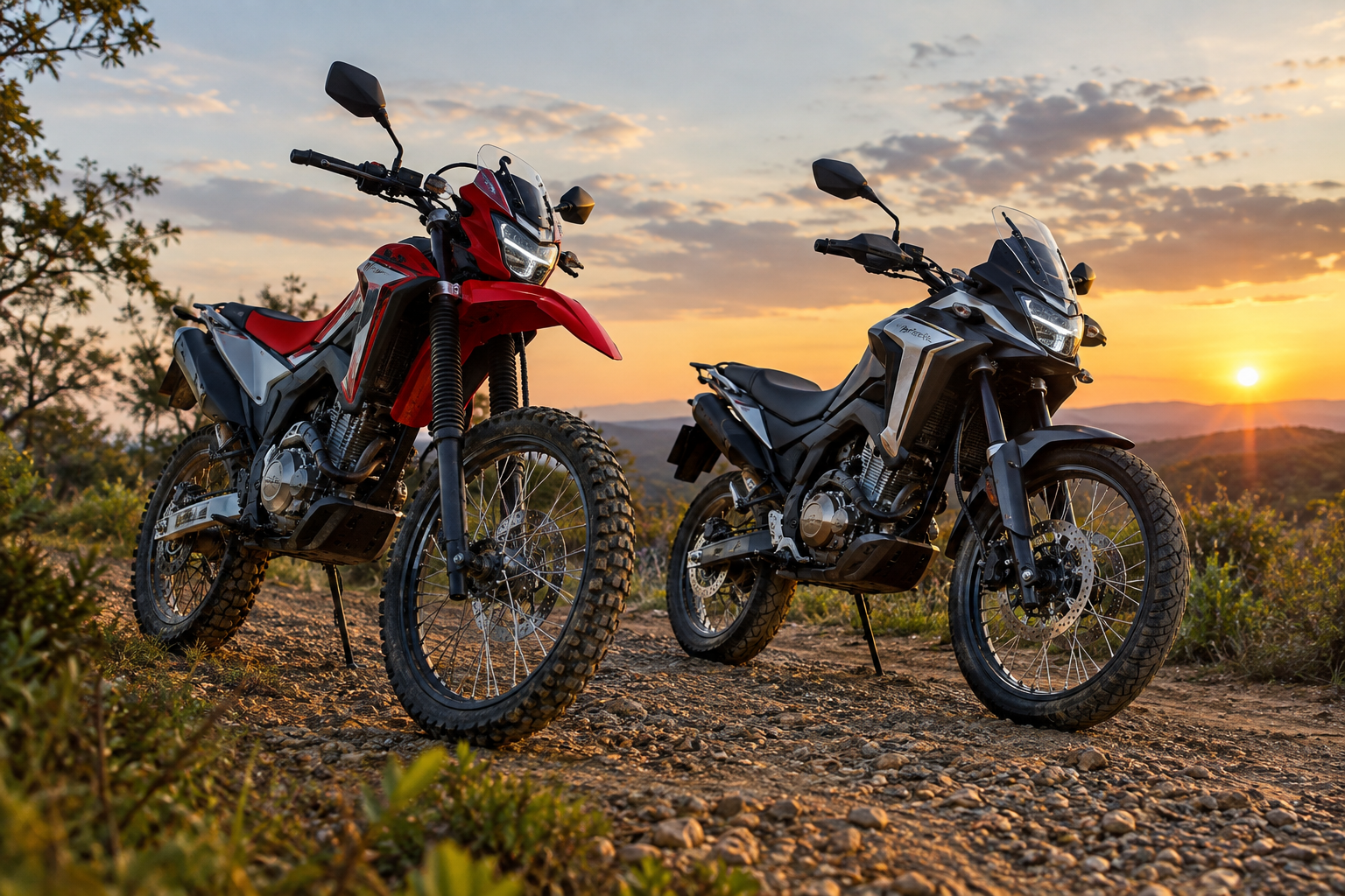 Honda atualiza Tornado e Sahara 300 para a linha 2027
