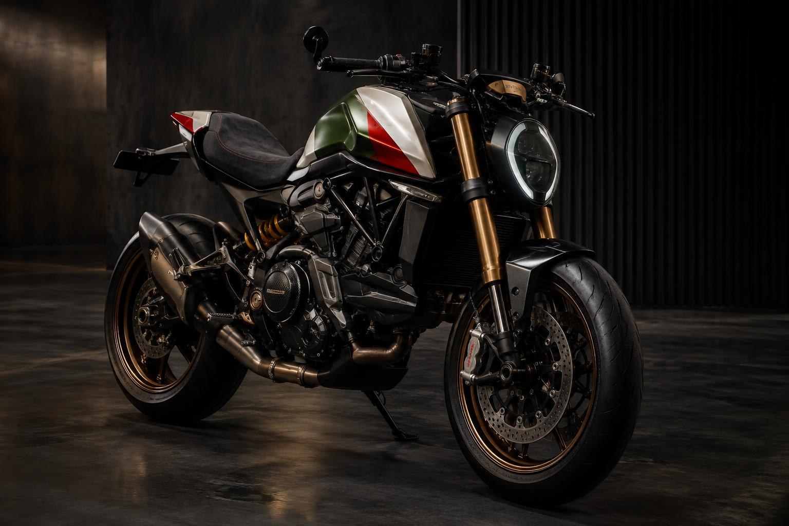Ducati Monster 100: motor de 890 cm³ e detalhes da série comemorativa